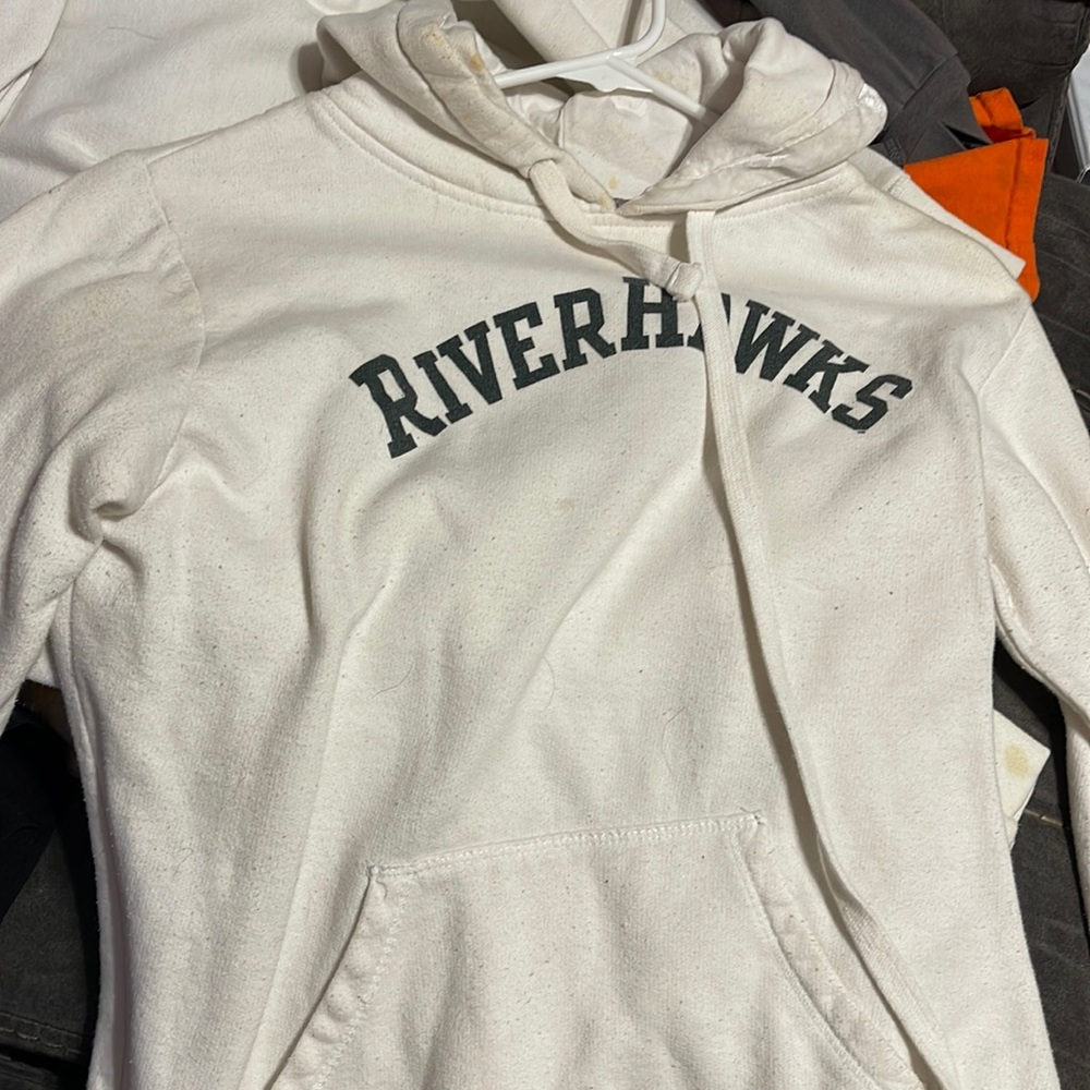 Hoodie NSU river hawks size med